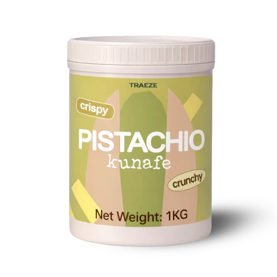 [400P can] Pistachio Kunafa Spread | Crispy Pistachio Kunafe Filling (350g)